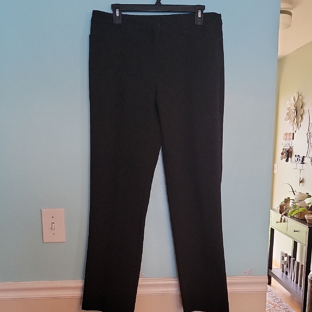 Christopher & Banks Black Straight Leg Pants